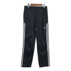 adidas アディダス ジャージ トラックパンツ スポーツ ワンポイントロゴ ブラック (メンズ M相当) 中古 古着 R0631