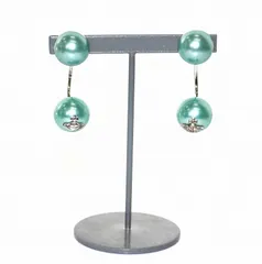 ヴィヴィアンウエストウッド Vivienne Westwood オーブ ピアス フェイクパール 水色 /DK