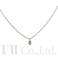 ティファニー ティアドロップ ダイヤモンド シルバー ネックレス AA148