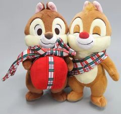 [중고] 봉제 인형 칩 & 데일 2019 크리스마스 봉제 인형 [칩과 데일] 디즈니 스토어 한정