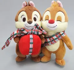 【中古】ぬいぐるみ チップ＆デール 2019クリスマス ぬいぐるみ 「チップとデール」 ディズニーストア限定