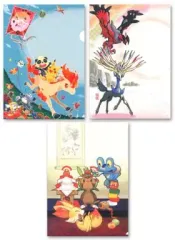 【中古】クリアファイル 2014年お正月 A4クリアファイル3枚セット 「ポケットモンスター」 ポケモンセンター限定