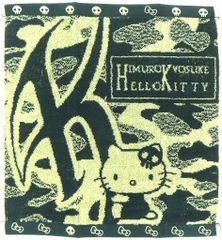 氷室京介 HELLO KITTY コラボ ミニタオル ハンカチ スカル 黒 - メルカリ