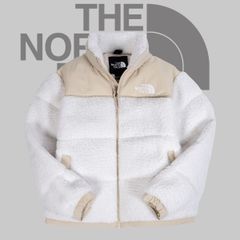 新品THE NORTH FACE ヌプシ　ボアジャケット ホワイト SALE】M/L/XL/新品 ノースフェイス ダウンジャケット ボア SHERPA