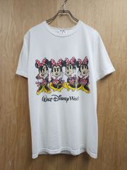 【US古着】Walt Disney World Minnie Mouse T-Shirt | ウォルト・ディズニー・ワールド ミニーマウス キャラクター Ｔシャツ ホワイト S