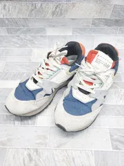 ◇ LI-NING リーニン スエード カジュアル スニーカー シューズ サイズ28.5㎝ ホワイト ネイビー メンズ P  【1403180000270】のサムネイル