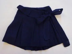 シモネッタミニ simonetta mini マメール アウトレット 子供服 女の子 4歳 約 100cm スカート ラップスカート 巻きスカート 紺 青 秋 冬 ★3 冬服 ボトムス ガールズ 女児 キッズ 【中古】 ユーズド リサイクルのサムネイル