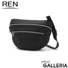 REN ショルダーバッグ メンズ レディース ブランド レン バッグ カバン 斜めがけ 大人 軽量 革 本革 縦型 やぎ革 ショルダーバッグ 斜めがけバッグ 小さめ BARE ベアー bare ラウンドスリングバッグ 1-11-30672