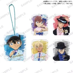 【中古】キーホルダー 全5種セット 「名探偵コナン グリッターホログラムキーホルダー ブラウスタイルver.」