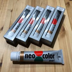 アクリル絵具 ネオカラー パール ブロンズ（青銅色） 100ml 5本セット