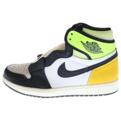 NIKE (ナイキ) AIR JORDAN 1 RETRO HIGH OG VOLT GOLD エアジョーダン 1 レトロ ハイカットスニーカー ボルトゴールド イエロー/ホワイト US9/27.0cm 555088-118
