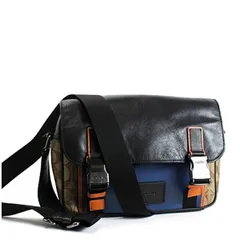 コーチ シグネチャー ショルダーバッグ 斜め掛け C2725 PVCレザー