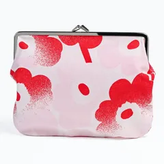 新品 マリメッコ marimekko 小物入れ ポーチ コスメポーチ 化粧ポーチ ペンケース がま口 ミニ Unikko ウニッコ haivahdys プオリカス レッド ピンク 73821 073821 330 北欧雑貨 北欧デザイン【ネコポス】