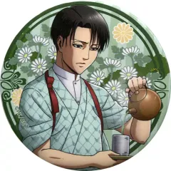 【中古】バッジ・ピンズ(キャラクター) リヴァイ 缶バッジ 「喫茶 進撃の巨人 in SWEETS PARADISE」