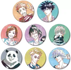 【中古】バッジ・ビンズ 全8種セット 「呪術廻戦 トレーディング Ani-Art マット缶バッジ」