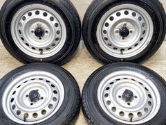 155/80R14 88/86LT 
ブリヂストン V600 
トヨタ純正 AL 
14x5.0  100-4穴 
中古タイヤ サマータイヤ ホイールセット 4本セット
 s14250620164