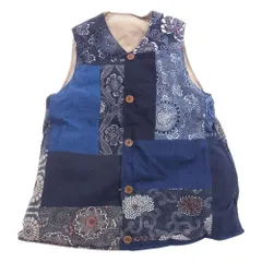 VISVIM ビズビム ベスト 22AW 0221905013010 ICT KORA DOWN VEST コラ ダウン ベスト 古布 ベージュ系 2【中古】のサムネイル