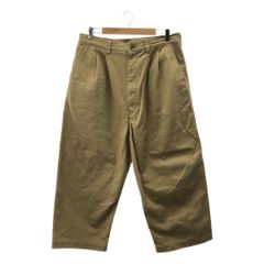 COMME des GARCONS HOMME / コムデギャルソンオム | 2022AW | ドローストリング 2タック ツイルコットン ワイドパンツ | M | ベージュ | メンズ