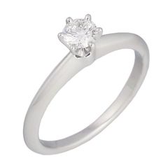 ティファニー TIFFANY&Co. ダイヤモンド/0.24ct G-VS2-3EX ソリテール リング 10.5号 Pt950 仕上済