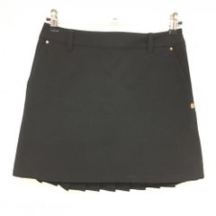 St.Andrews - 【美品】セントアンドリュース スカート 黒 サッカー調生地 背面裾プリーツ レディース M ゴルフウェア 2023年モデル St ANDREWS 美品】セントアンドリュース スカート 黒 サッカー調生地 背面裾