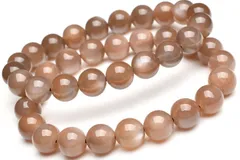 シルバーシラー サンムーンストーン　9.5mm　ブレスレット 1個売り パワーストーン 天然石 _B1442-95