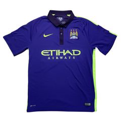 NIKE 14/15 マンチェスターシティ 3rd S/S シャツ 631208-547 M ナイキ　半袖　 SOCCER GAMESHIRT UNIFORM