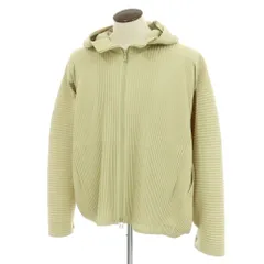 プリーツプリーズ　パーカー　PLEATS PLEASE　イッセイミヤケ　5分袖 プリーツプリーズ パーカー PLEATS PLEASE イッセイミヤケ 5分袖