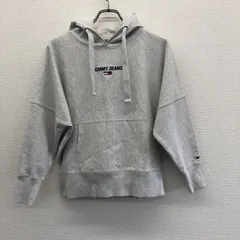 【TOMMY JEANS】トミージーンズ　ユニセックス　パーカー　フード付き　グレー系　Ｓサイズ