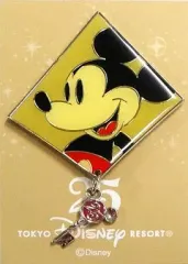 【中古】バッジ・ピンズ(キャラクター) ミッキーマウス(12/5・オールド) ピンズ 「ディズニー」 東京ディズニーリゾート25周年記念配布品