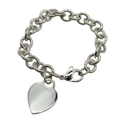 【中古】TIFFANY&Co. ティファニー ブレスレット シルバー925 シルバー925 リターントゥ　ハートタグ シルバー