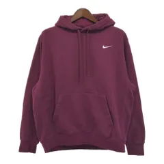 NIKE ナイキ スウェットパーカー ワンポイントロゴ ワインレッド(メンズ L)中古 古着 T6902