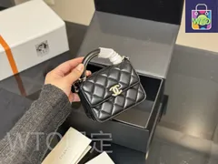 【今日WTO】Chanel ハンドル スモールバッグ / コインケース / リップケース（12×10cm）-WTO輸入2-WMZ77
