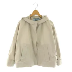 プラダ PRADA 20年製 フード ジャケット ブルゾン フルジップ 36 S グレー /YQ ■OSのサムネイル