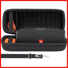 【特売】co2crea JBL Charge4/Charge5 用 防水Bluetoothスピーカー収納ケース (ケースのみ)ーブラックのサムネイル
