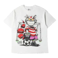 ヴィンテージ フルーツオブザルーム アリス チシャ猫 USA古着 半袖 Tシャツ ヴィンテージ フルーツオブザルーム アリス チシャ猫 USA古着