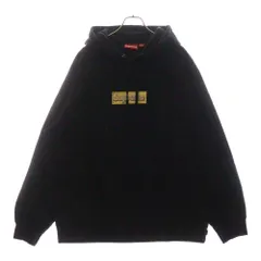 SUPREME (シュプリーム) 22SS Bling Box Logo Hooded Sweatshirt ブリング ボックスロゴ プルオーバーパーカー フーディ ブラック