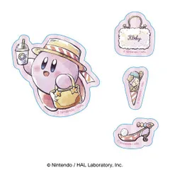 【新品/公式】星のカービィ_カービィ・サニーデイ ダイカットステッカーミニセット ①ピンク 公式グッズ colleize