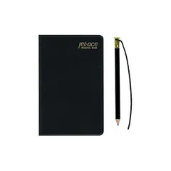 ダイゴー 横罫5ｍｍ メモ帳 ジェットエース 鉛筆付き手帳 黒 大 まとめ買い3冊セット A1157