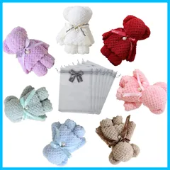 【数量限定】感謝 お世話になりました お返し 引っ越し 結婚式 粗品 挨拶品 7色 個包装 かわいい ふわふわ タオル タオル イベント景品 プチギフト プチギフト 退職 ギフト ハンカチ くまさんタオル