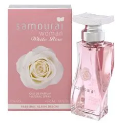 アランドロン サムライ ウーマン ホワイトローズ EDP・SP 40ml 香水 フレグランス SAMOURAI WOMAN WHITE ROSE ALAIN DELON 新品 未使用のサムネイル