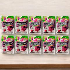 マンナンライフ 　ぎゅぎゅっと特濃　蒟蒻畑グミ ぶどう味  40g×10個