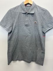 MONCLER ポロシャツ グレー - メルカリ