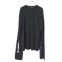 RAF SIMONS ラフシモンズ 21AW オーバーサイズロングスリーブカットソー 19001-0099 ブラック XSのサムネイル
