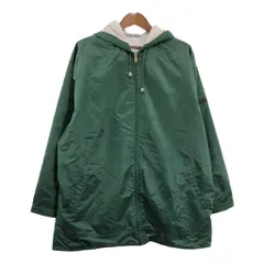 00年代 NIKE ナイキ リバーシブル ナイロン ジャケット グリーン (メンズ XL) 中古 古着 R5935
