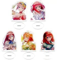 【中古】アクリルスタンド・アクリルパネル 全5種セット アクリルスタンド 「一番くじ 五等分の花嫁* ～あなたと過ごす、特別な日～」 K賞