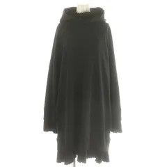 メゾンマルジェラ Maison Margiela MM6 プリーツドッキング パーカーワンピース 膝丈 長袖 S 黒 ブラック S52CT0240 /MI ■OSのサムネイル