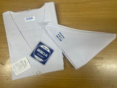 三角巾＆給食衣セット  制菌加工  <送料無料>