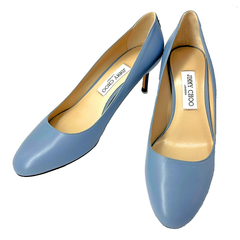 【新品同様】JIMMY CHOO　ジミーチュウ　パンプス　ブルー　39  ☆正規品☆