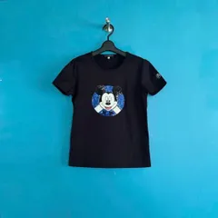 1139 カステルバジャック　ミッキーマウス プリント 半袖Tシャツ ブラック　サイズ1のサムネイル