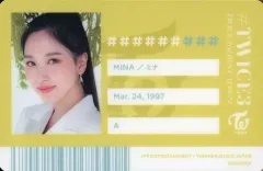 【中古】キャラカード ミナ(TWICE) IDカード 「CD #TWICE3 初回限定盤A」 封入特典